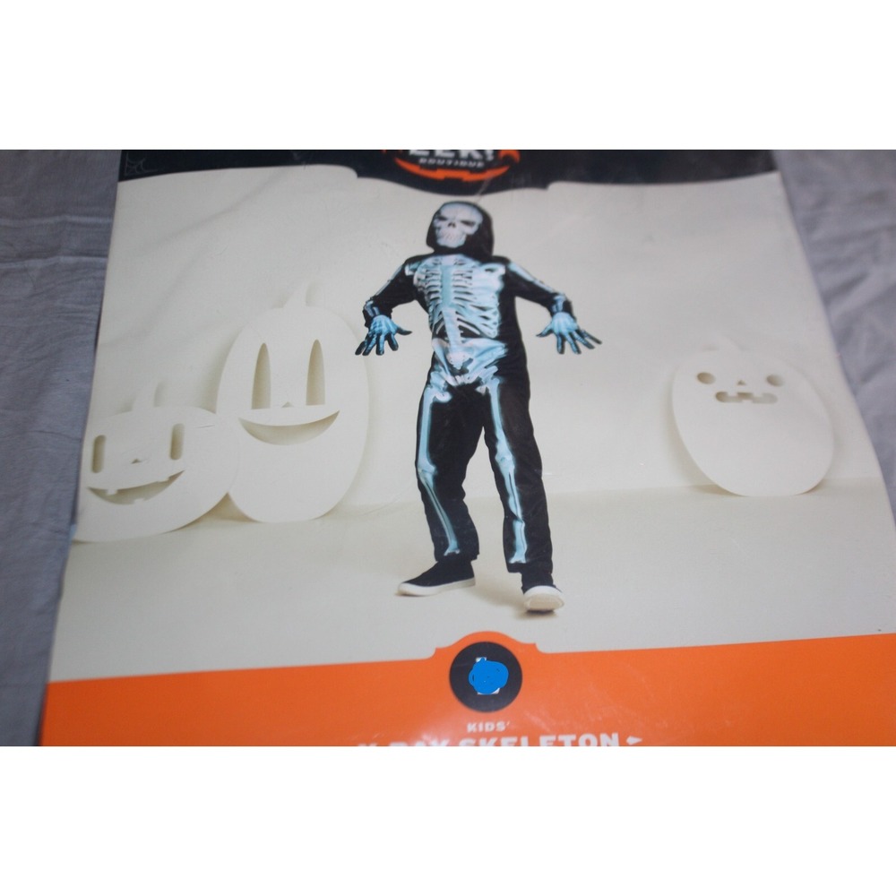 X-Ray Skeleton kids costume size Small 4-7